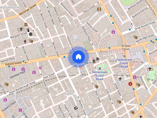 Apartment for rent in Soho, Greater London
