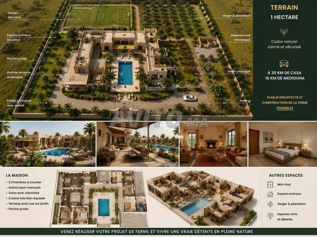 Propriété vente à Mediouna, Gharb-Chrarda-Beni Hssen