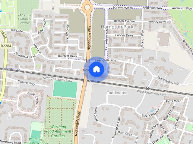 Apartment for rent in Toddington, Arun