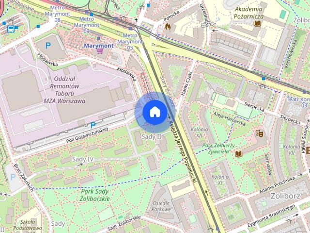Mieszkanie do wynajęcia w Sady Żoliborskie, Warszawa