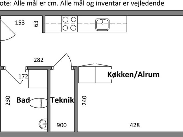 Lejlighed til leje i Ribe, Esbjerg