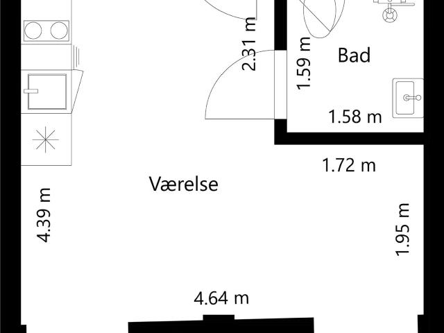 Lejlighed til leje i City Campus, Odense
