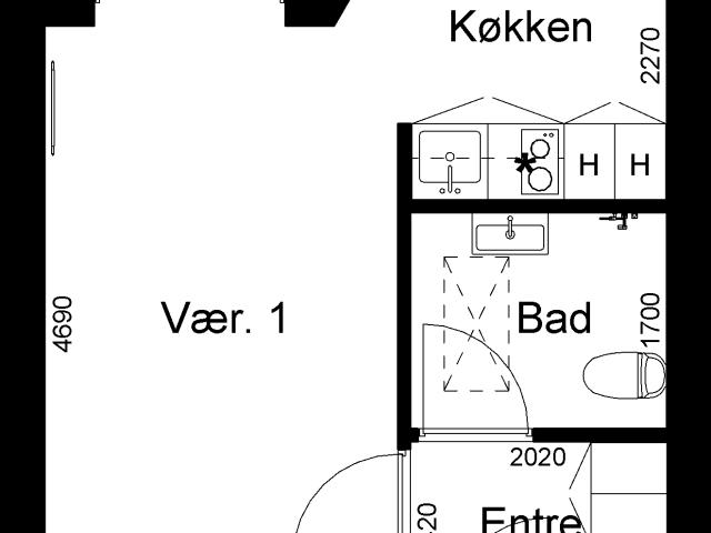 Lejlighed til leje i Videbæk, Århus
