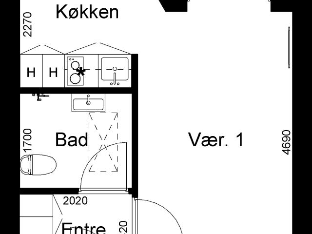 Lejlighed til leje i Videbæk, Århus