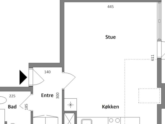 Lejlighed til leje i Skjern, Århus