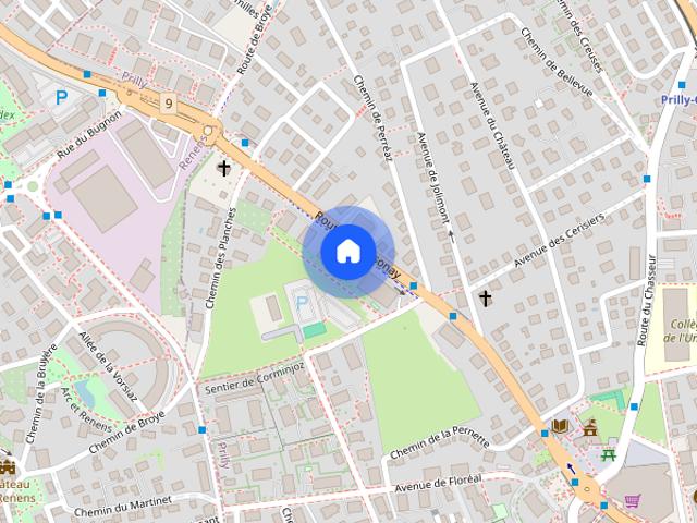 Apartment mieten in Prilly, District de l'Ouest lausannois