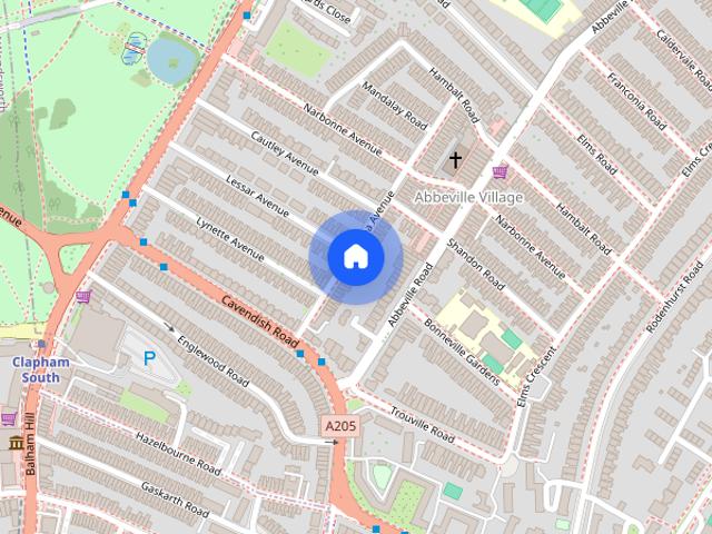 Apartment for rent in Abbeville Village, Greater London