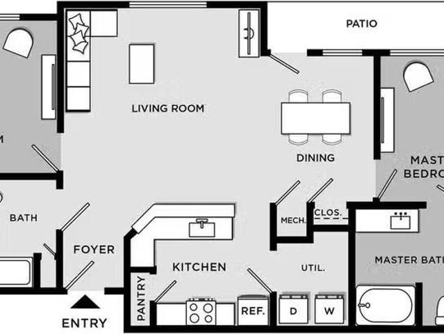 Condo for rent in Little Rock