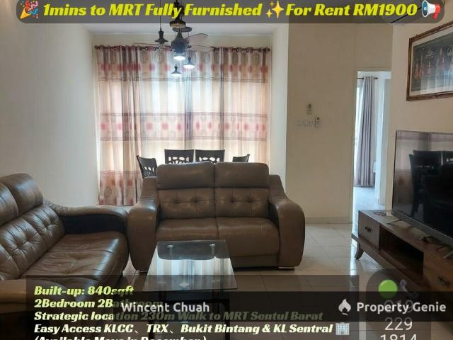 Condominium for rent in Taman Million, Kuala Lumpur