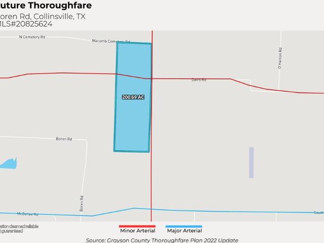 Land for sale in Collinsville, Texas
