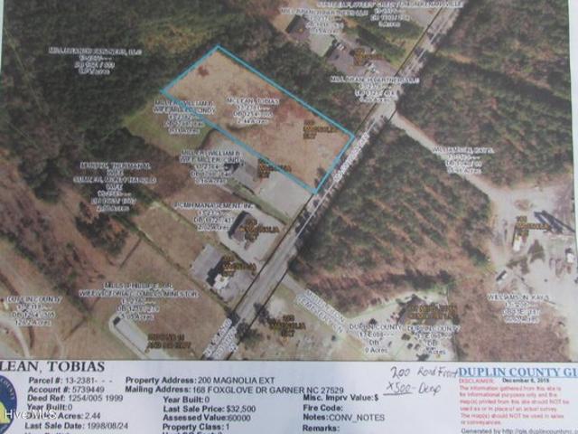 Land for sale in Kenansville, North Carolina