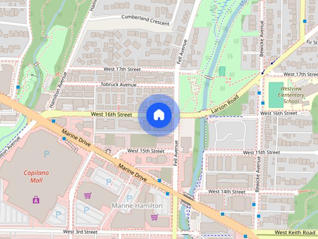 Apartment for rent in Marine-Hamilton, North Vancouver