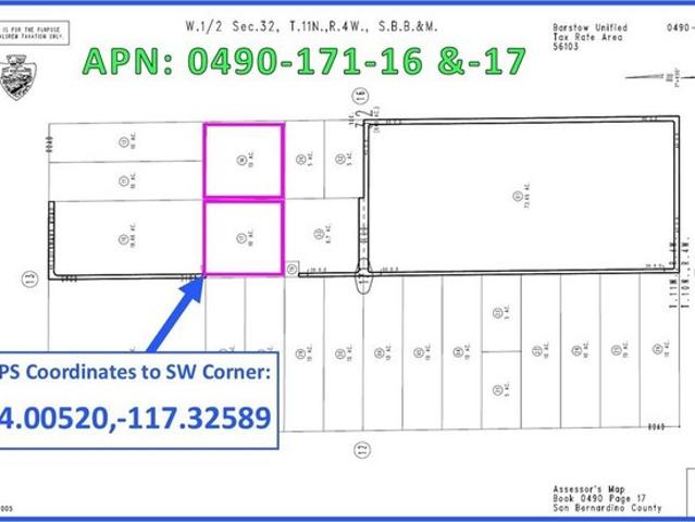 Land for sale in Hinkley, California