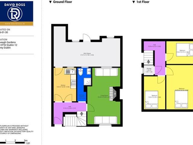 Terraced House for sale in Bluebell, North Tipperary