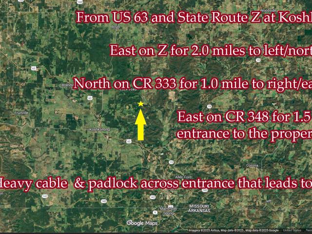 Land for sale in Thayer, Missouri