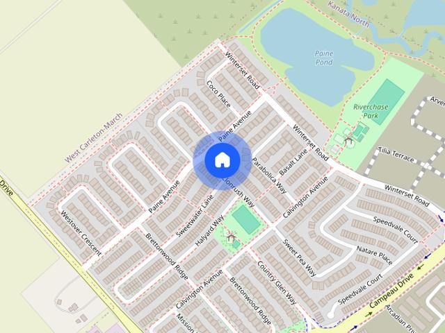 Townhouse for rent in Arcadia, Ottawa