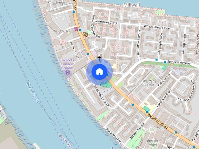 Apartment for rent in Millwall, Greater London