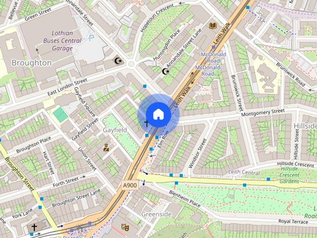 Apartment for rent in Gayfield, Broughton