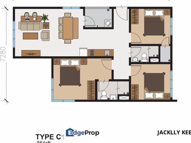 Condominium for sale in Taman Pagar Ruyong, Kuala Lumpur