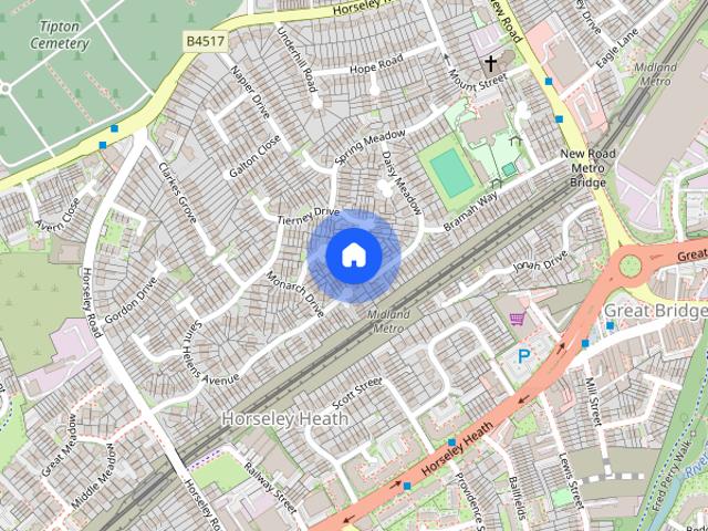 House for rent in Horseley Heath, Wednesbury