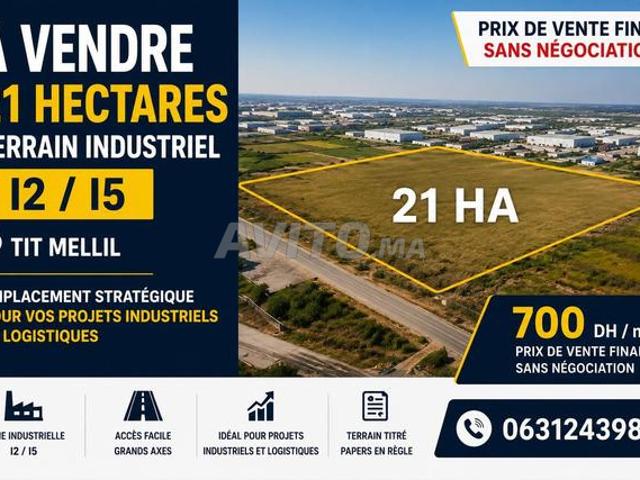 Propriété vente à Tit Mellil, Gharb-Chrarda-Beni Hssen