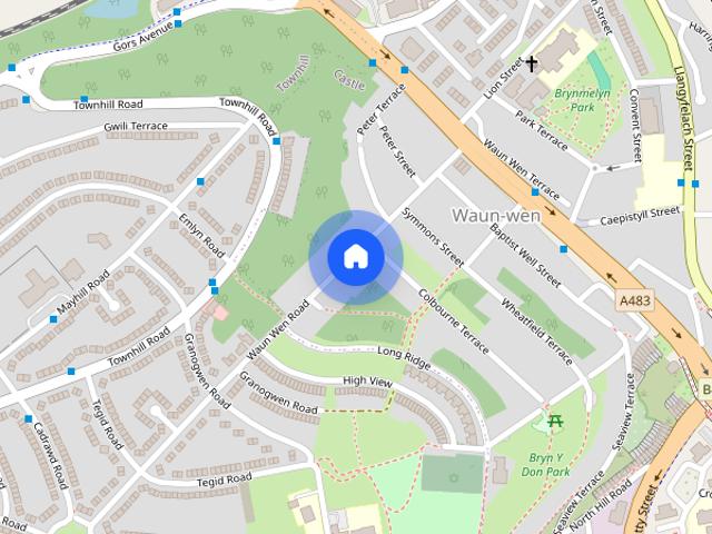 House for rent in Nangreaves, Wales