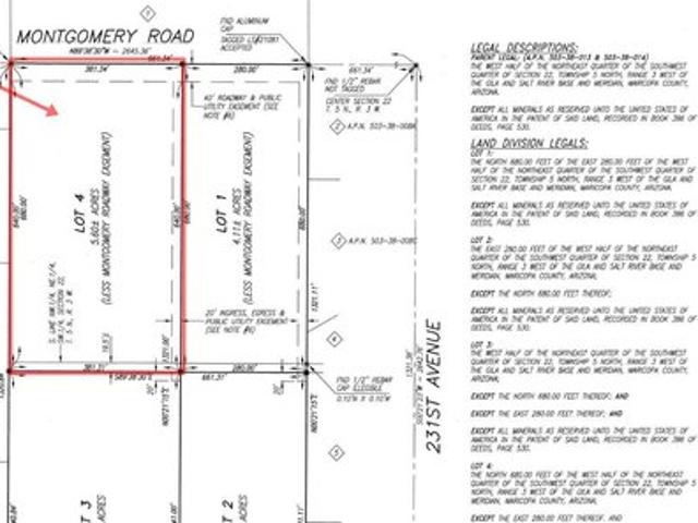 Land for sale in Wittmann, Maricopa County
