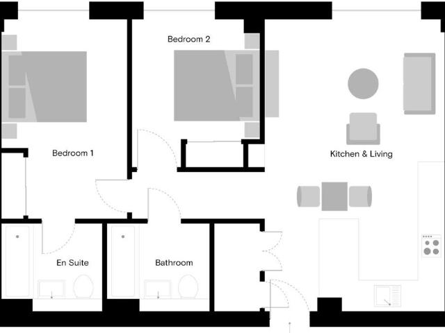 Apartment for rent in Leicester, Black Friars