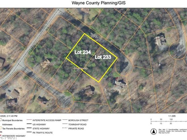 Land for sale in Lake Ariel, Pennsylvania