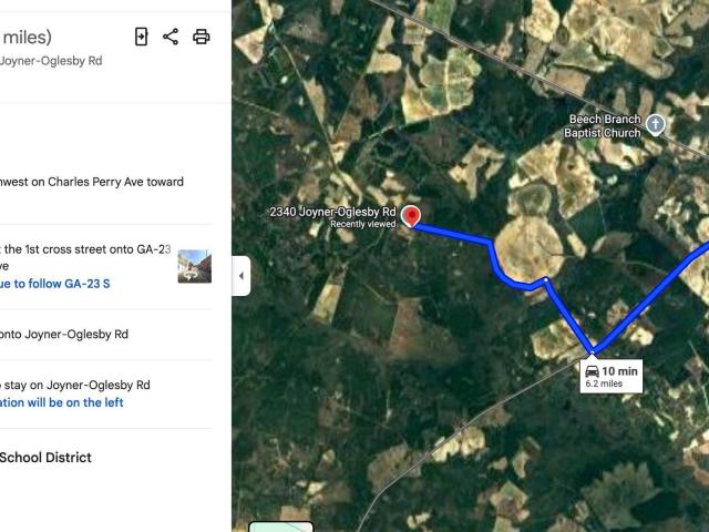 Land for sale in Sardis, Georgia