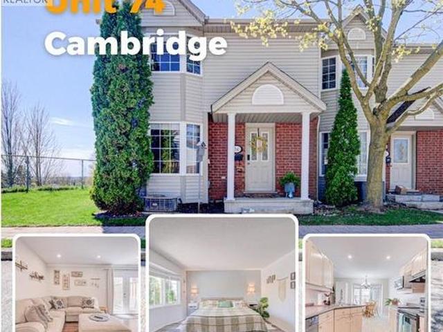 Townhouse for sale in Cambridge, Ontario