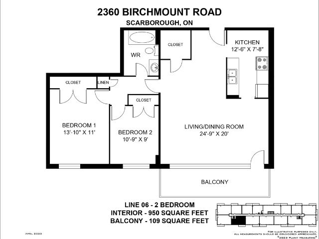 Apartment for rent in Scarborough—Agincourt, Toronto