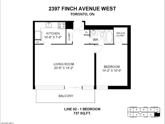 Apartment for rent in Woburn, Ontario