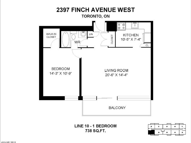 Apartment for rent in Woburn, Ontario