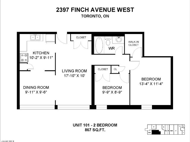 Apartment for rent in Woburn, Ontario