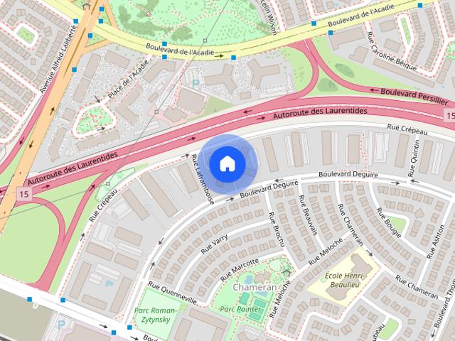 Apartment for rent in Chameran, Montréal