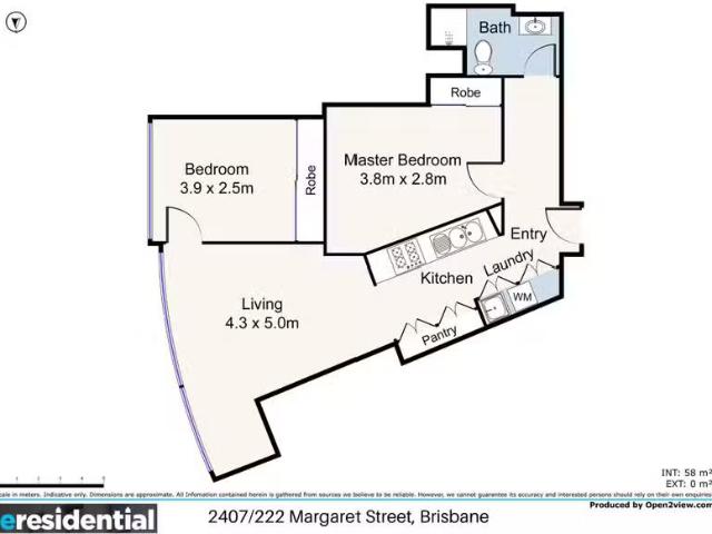House for rent in Brisbane Adelaide Street, Queensland