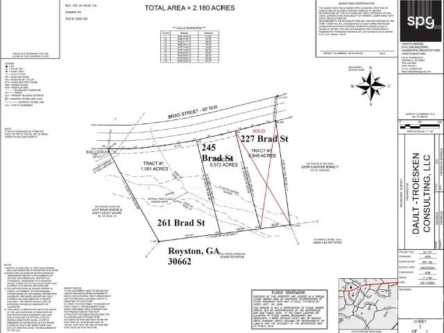 Land for sale in Franklin Springs, Georgia