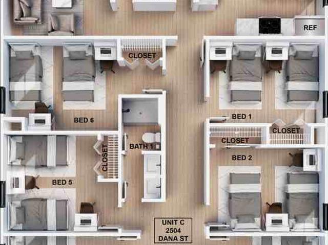 Apartment for rent in Southside, Berkeley