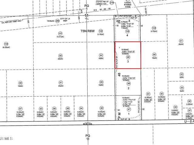 Land for sale in Pinon Hills, California
