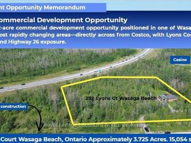 Land for sale in Wasaga Beach, Ontario