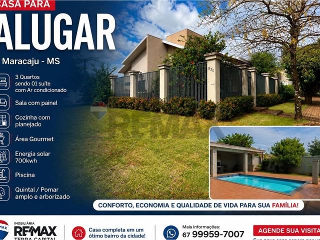 Casa aluguel em Maracaju