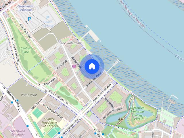 Apartment for rent in Greenwich Peninsula, Greater London