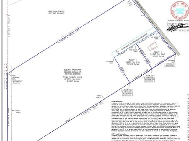 Land for sale in Pontotoc, Mississippi