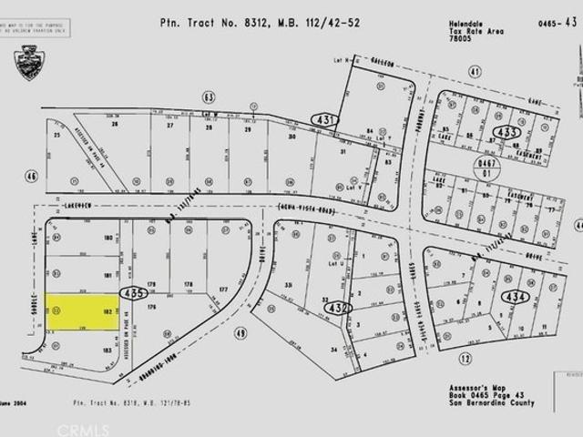 Land for sale in Helendale, California