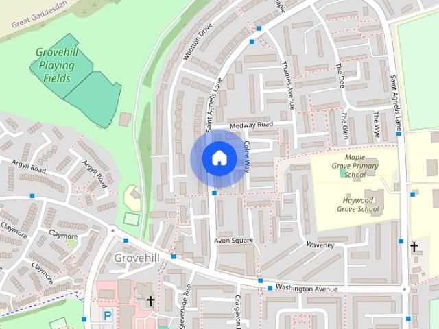 Room for rent in Grovehill, Pouchen End