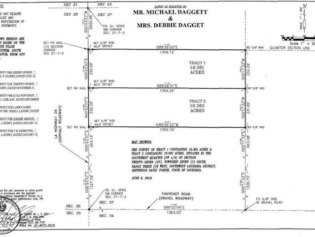 Land for sale in Elton, Louisiana