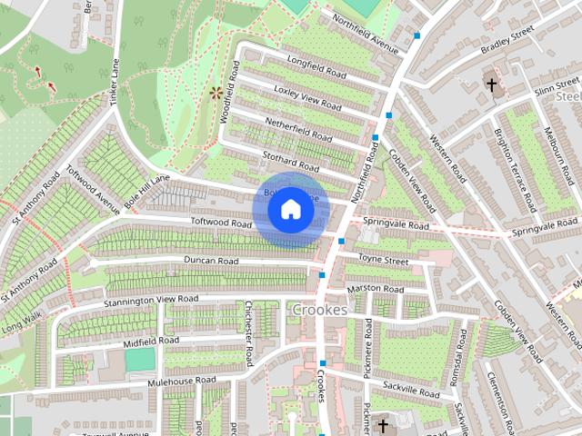 House for rent in Crookes, South Yorkshire