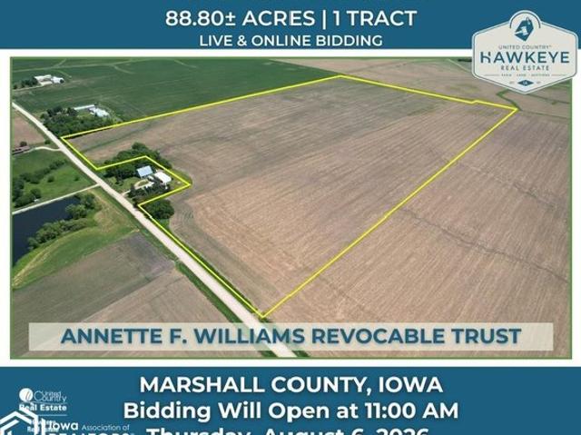 Farm for sale in Marshalltown, Iowa