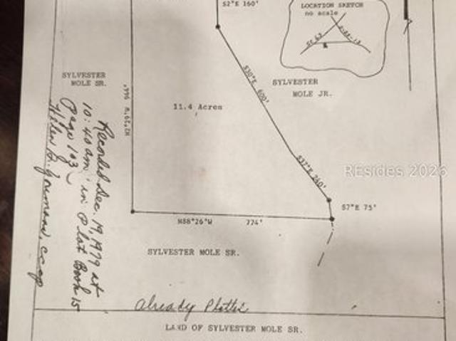 Land for sale in Varnville, South Carolina